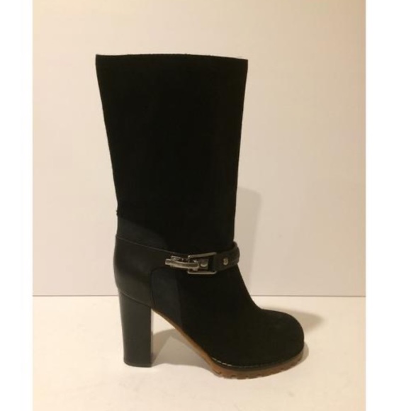 See by Chloe Buckle Suede Mid-Calf Boots NEW, Size 36EU - Picture 2 of 3
